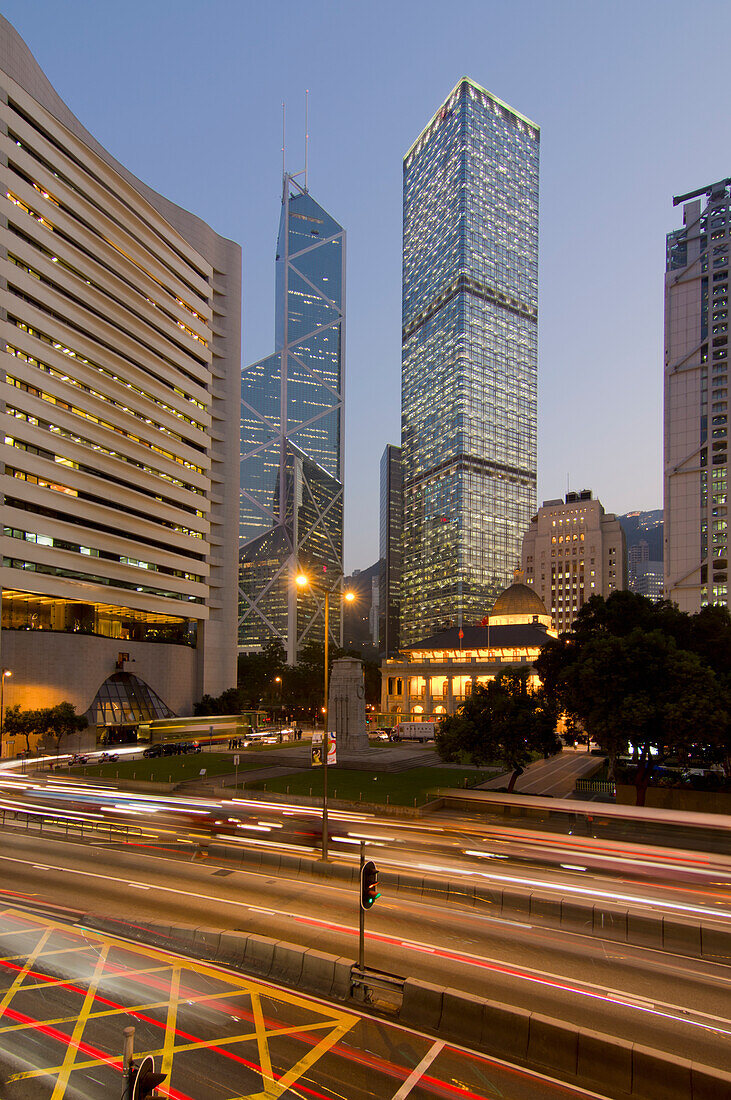 Statue Square, Cityscape, Central, Hong Kong, China