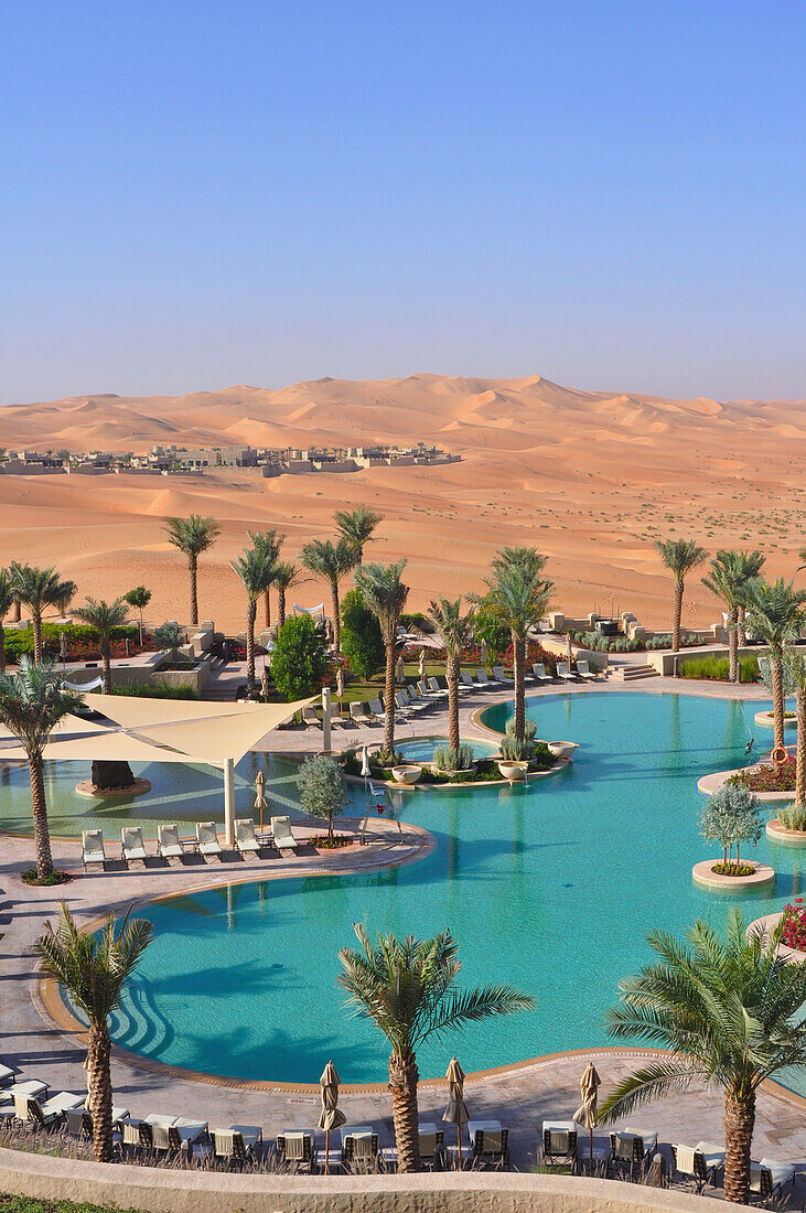 Main Pool And Dunes, Qasr Al Sarab, Abu Dhabi