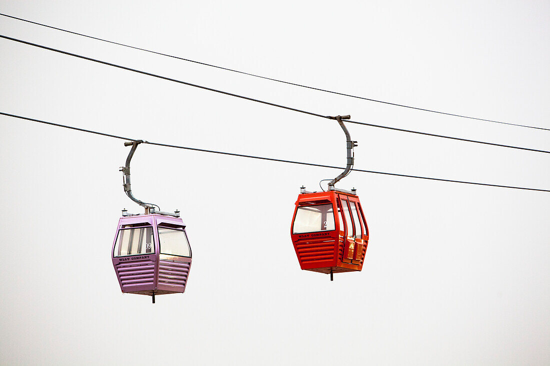 Aerial Trams At Shanadar Park, Erbil, Iraqi Kurdistan, Iraq