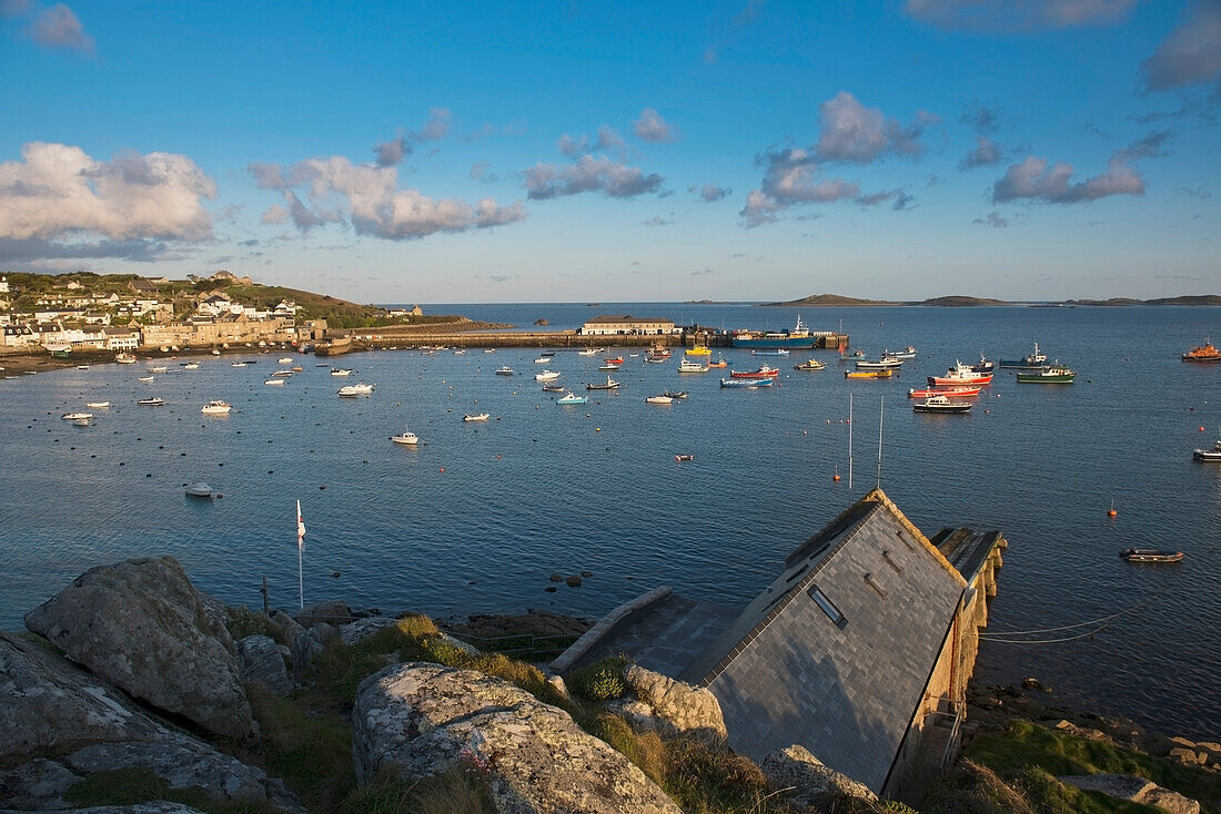 Lifeboat Station At Hugh Town, St Mary's, Isles Of Scilly, Cornwall, Uk, Europe