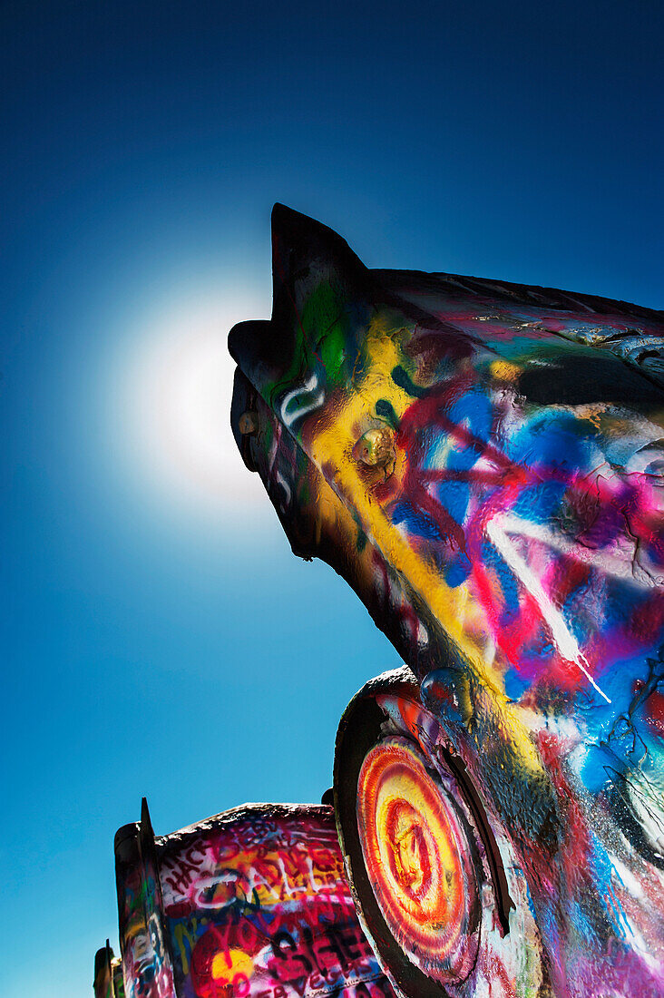 Stanley Marsh's Cadillac Ranch, Route 66, Amarillo, Texas Panhandle, Usa
