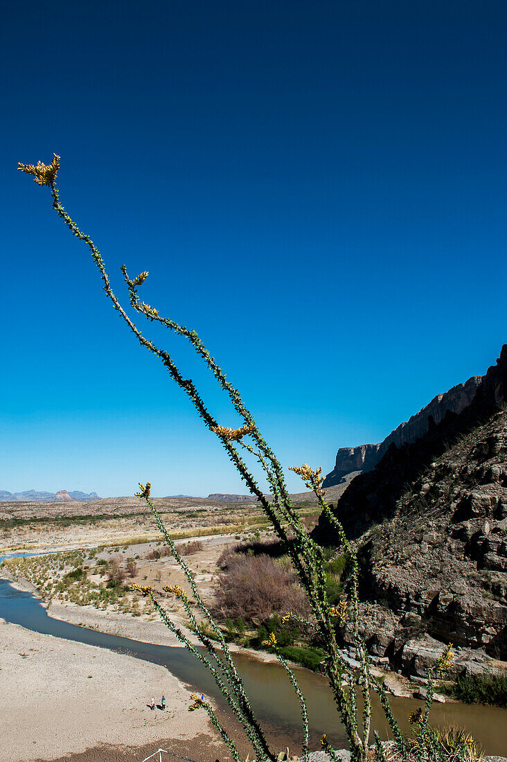 The Santa Elena Canyon Trail, Big Bend National Park, Texas, Usa