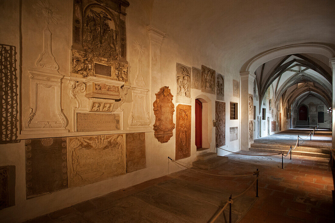 Interior of Augsburg cathedral, Augsburg, Swabia, Bavaria, Germany