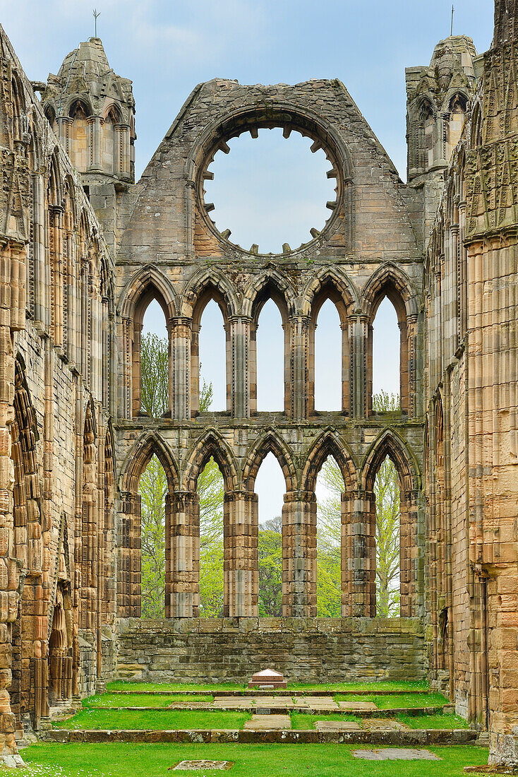 Ruine der Kirche Elgin Cathedral, Elgin Cathedral, Elgin, Moray, Ostküste, Schottland, Großbritannien, Vereinigtes Königreich