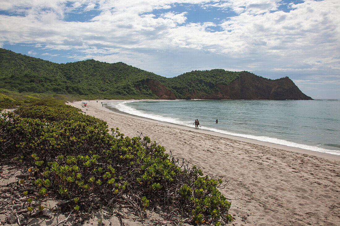 Playa Los Frailes beach in Machalilla National Park, near Manta, Manabi, Ecuador