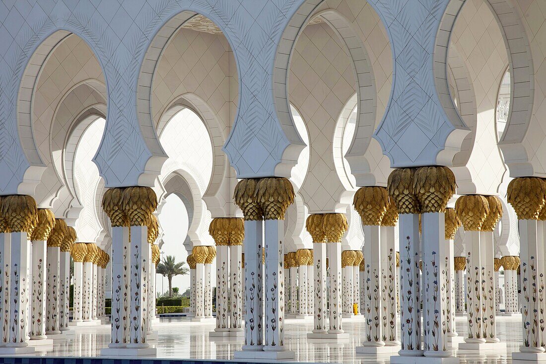 United Arab Emirates  Abu Dhabi  Sheikh Zayed Mosque.