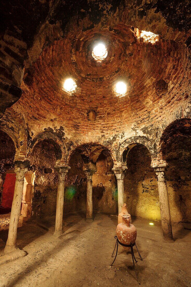 Arab baths, - Banys Arabs -, X century, Palma, Mallorca, Balearic Islands, Spain, Europe