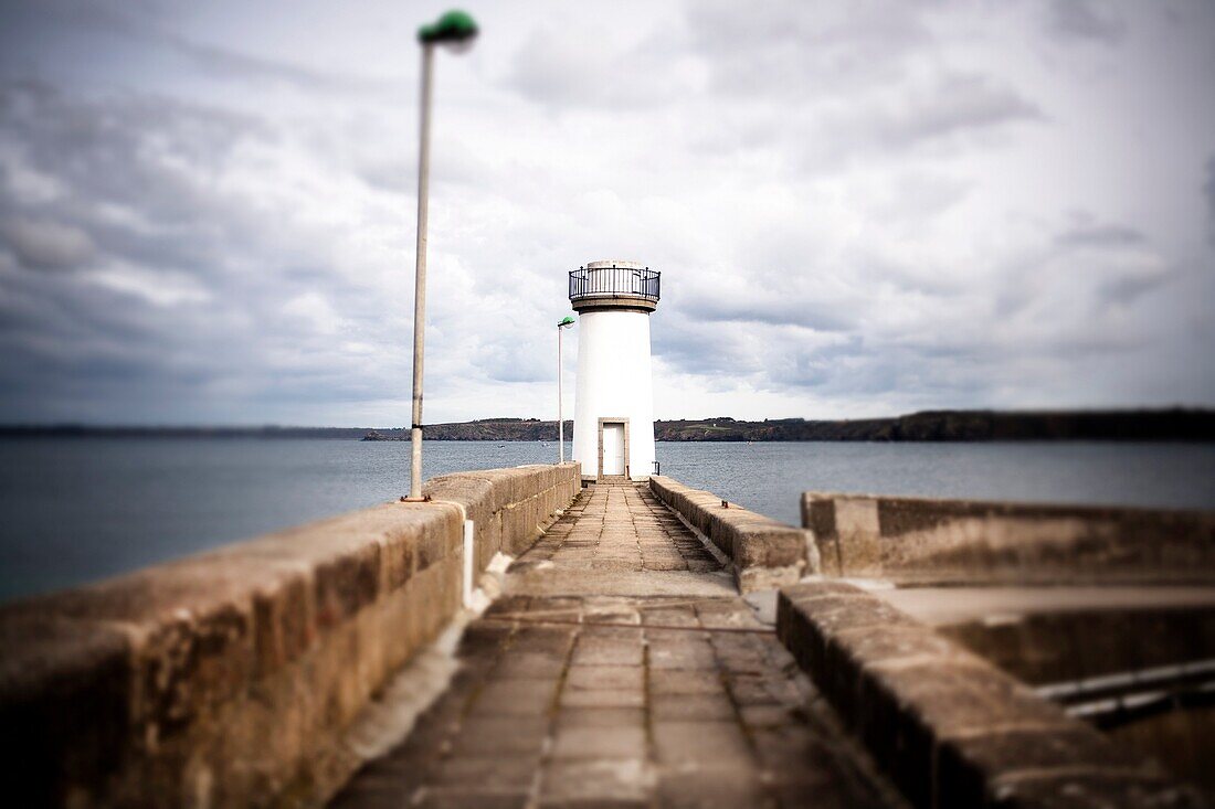 Lighthouse in Camaret sur Mer, Brittany, France