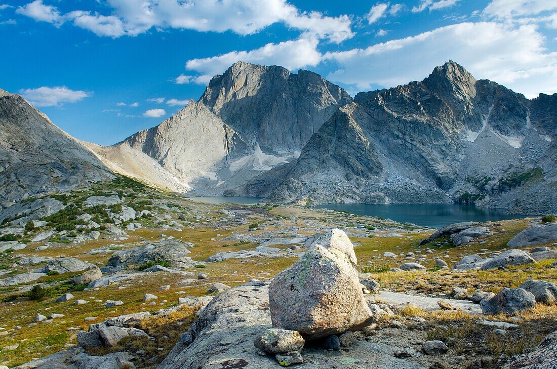 Temple Peak, Bridger Wilderness in the Wind River Range of the Wyoming Rocky Mountains