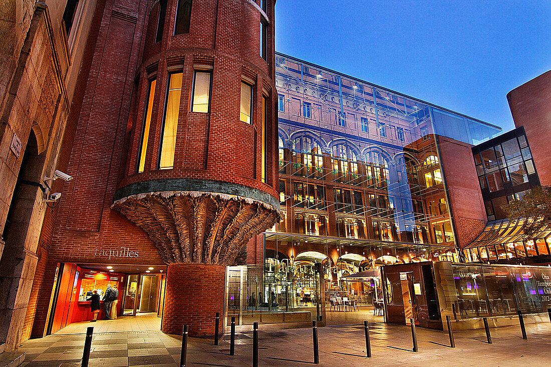 Palau de la Musica Catalana, by Lluis Domenech i Montaner, reformed by Oscar Tusquets  Barcelona