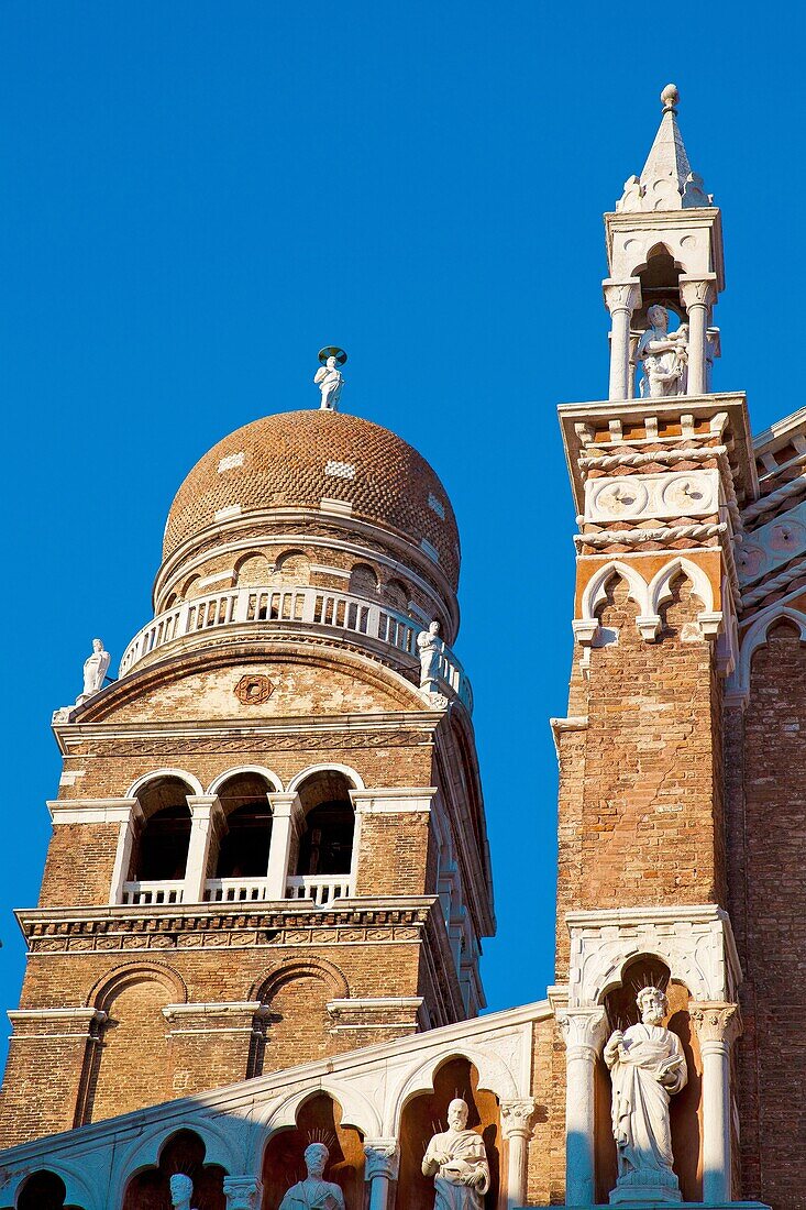 italy, venice, cannaregio: Church of the Madonna dell Orto