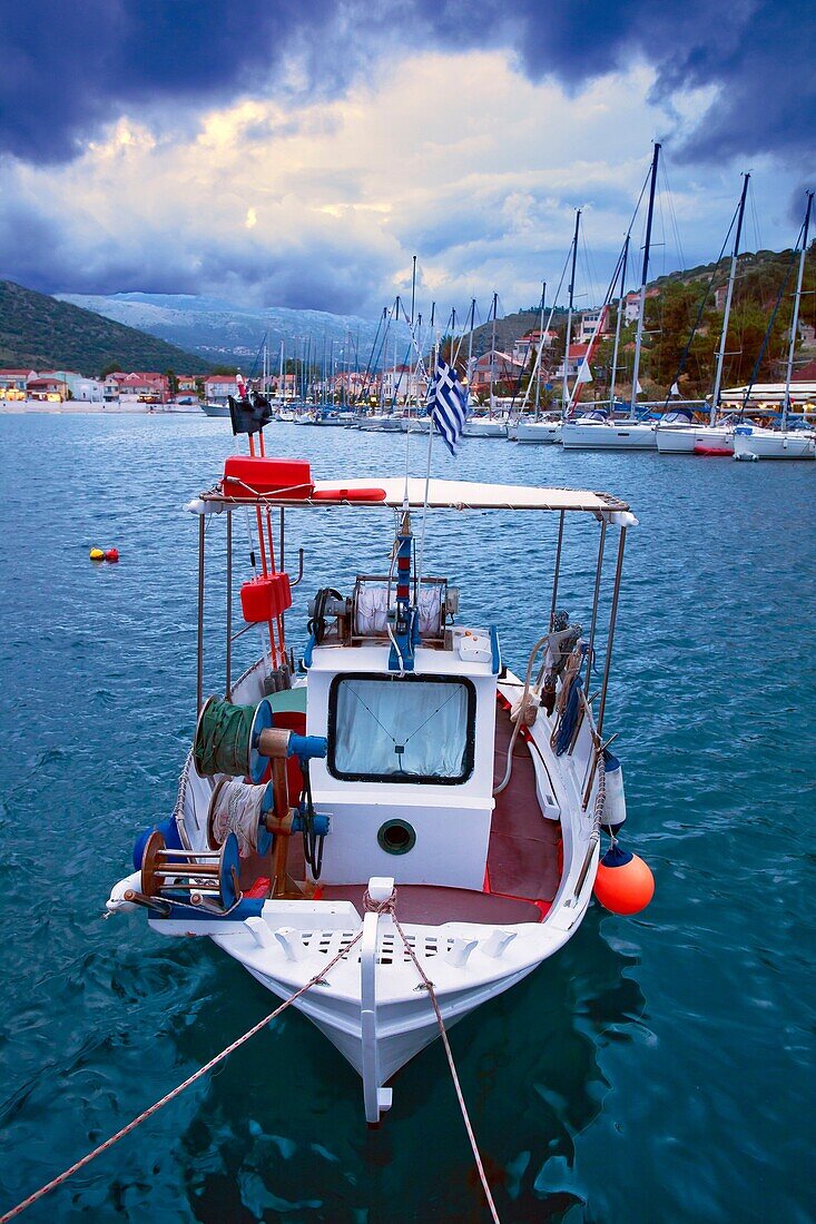 Greece, Ionian, kefalonia: port of Aghia Efimia