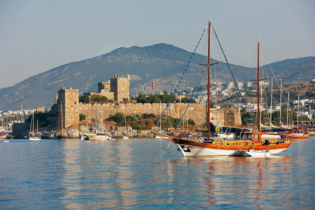 Gulets in Bodrum harbour  Bodrum, Turkey