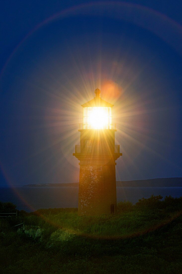 Gay Head Lighthouse, Aquinnah, Martha´s Vineyard, Massachusetts, USA