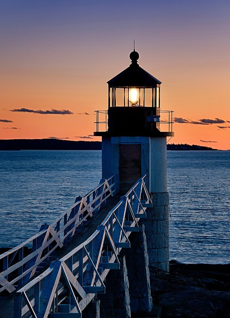 Marshall Point Lighthouse, Port Clyde, Maine, USA