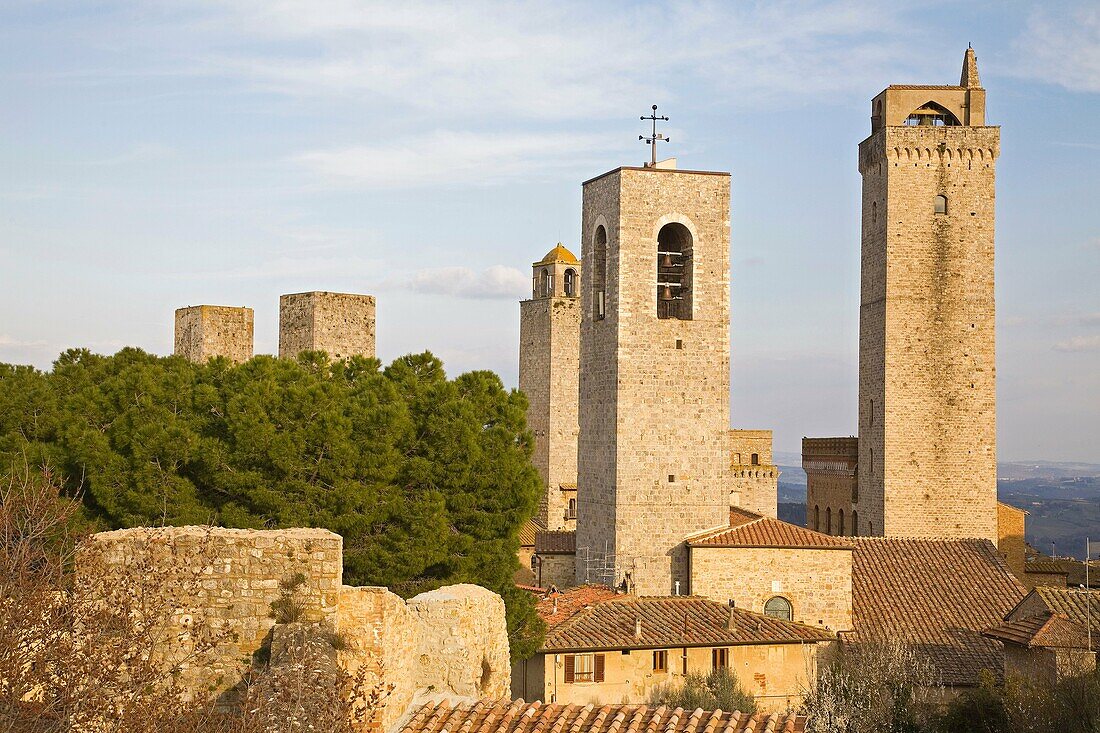 europe, italy, tuscany, san gimignano