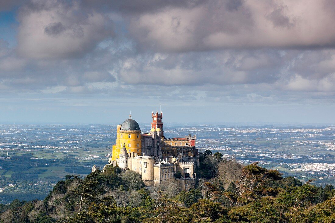 Pena Palace, Sintra Natural Park, Portugal, Europe