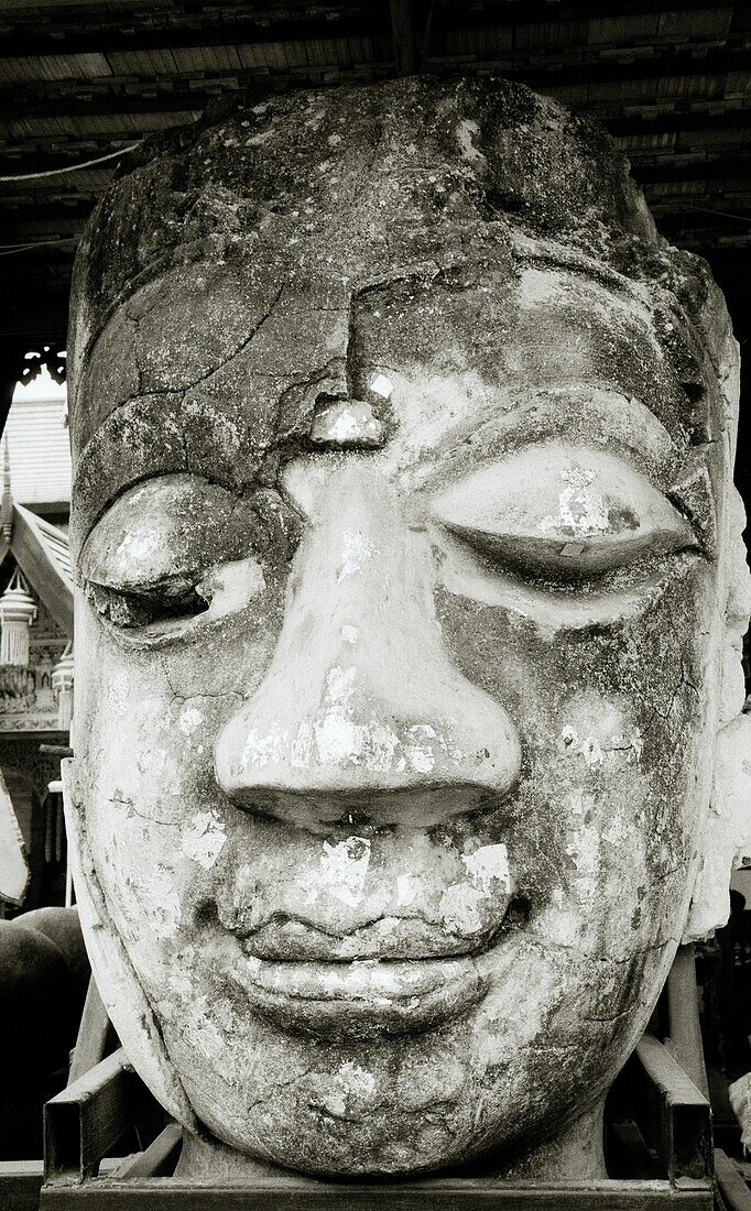 The Buddha at Wat Chedin in Chiang Mai in Thailand