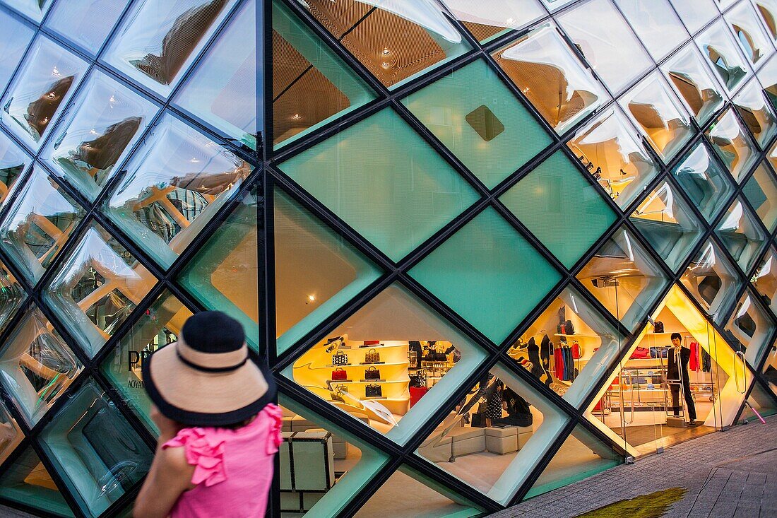 Prada Store, Architect Herzog & De Meuron Aoyama Tokyo Japan