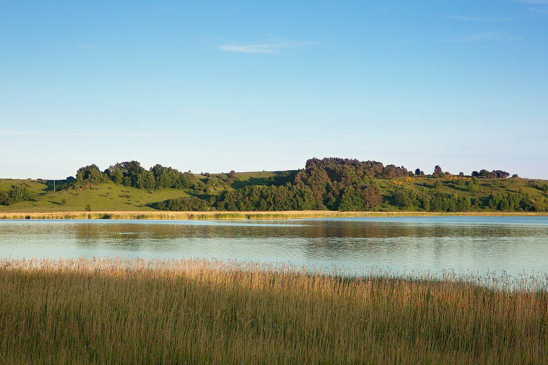 Blick über die Bucht zur Halbinsel Mönchgut, Insel Rügen, Ostsee, Mecklenburg-Vorpommern, Deutschland