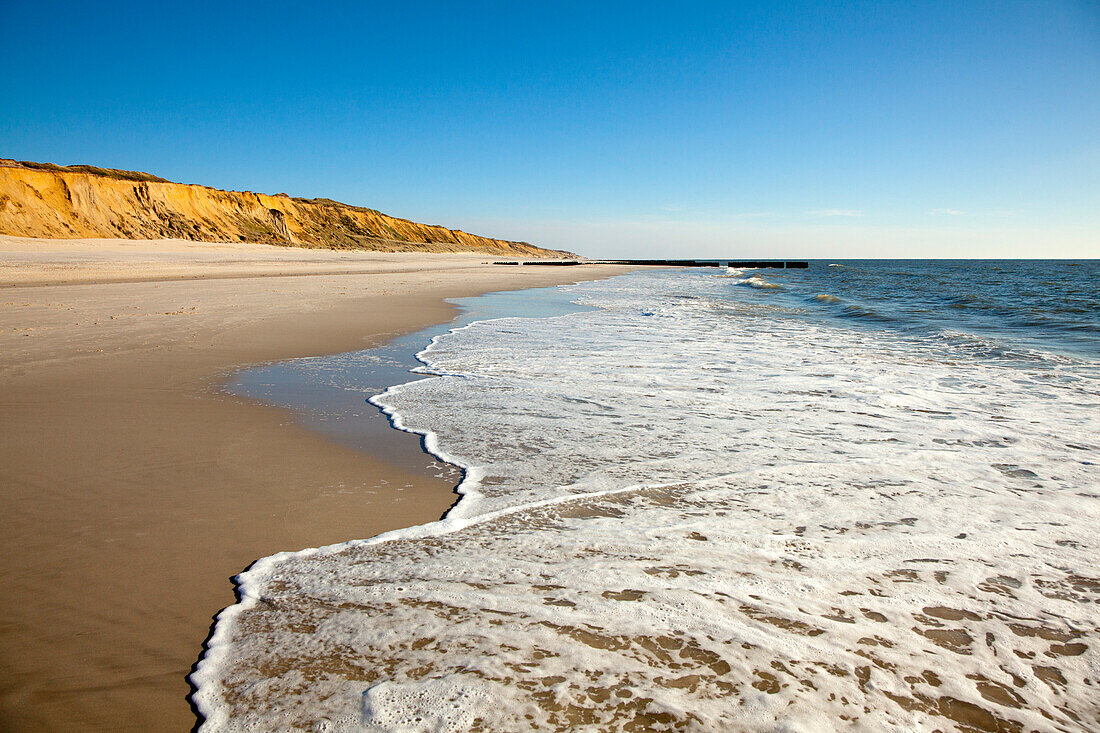 Rotes Kliff, bei Kampen, Insel Sylt, Nordsee, Nordfriesland, Schleswig-Holstein, Deutschland