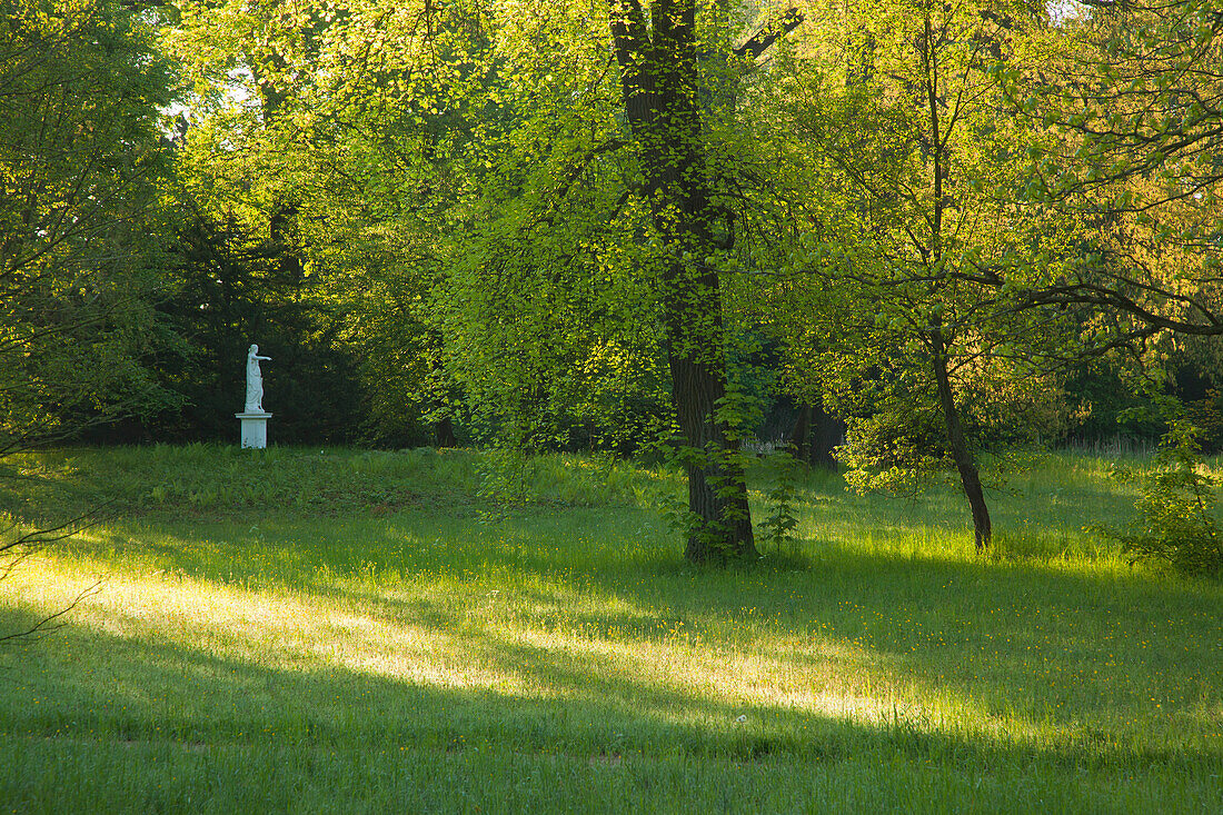 Diana-Statue, Wörlitz, UNESCO Welterbe Gartenreich Dessau-Wörlitz, Sachsen-Anhalt, Deutschland