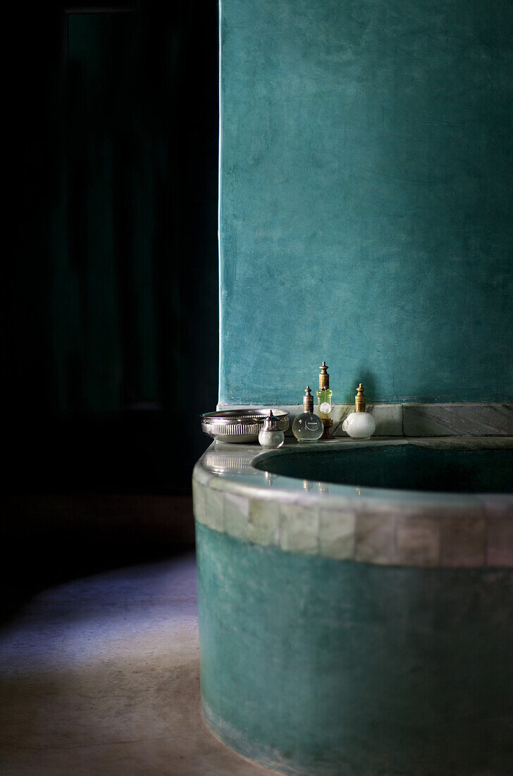 Bath in room 5, El Fenn, Marrakech, Morocco