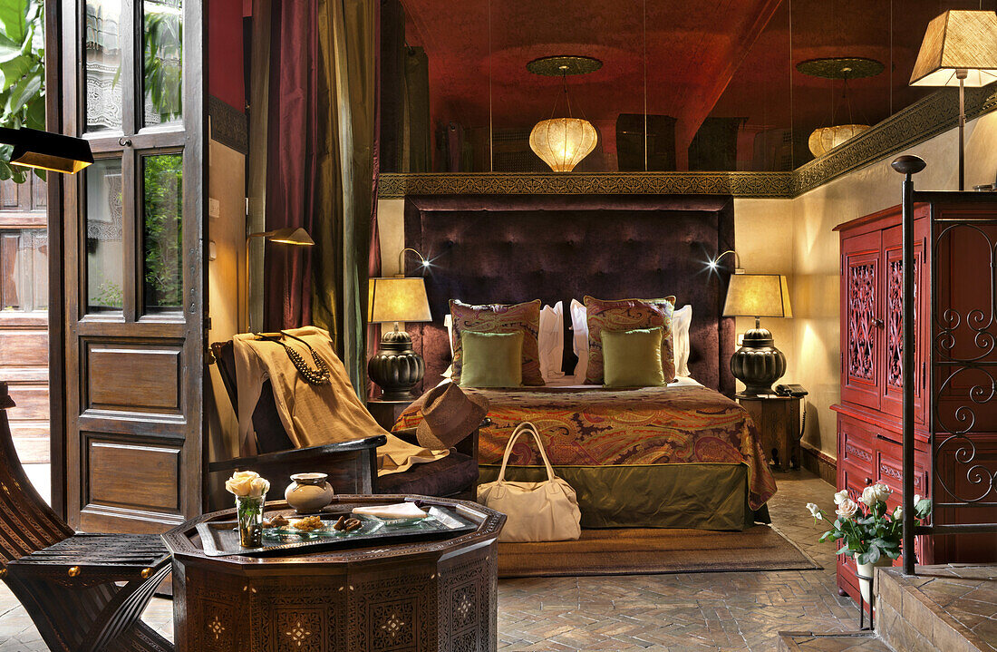 Guest room, Villa des Orangers, Marrakech, Morocco