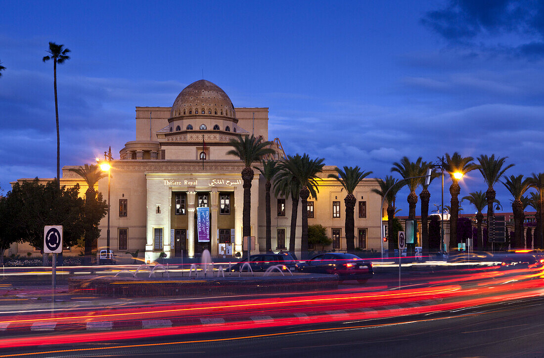 The Royal Theater in the Gueliz, Marrakech, Morocco