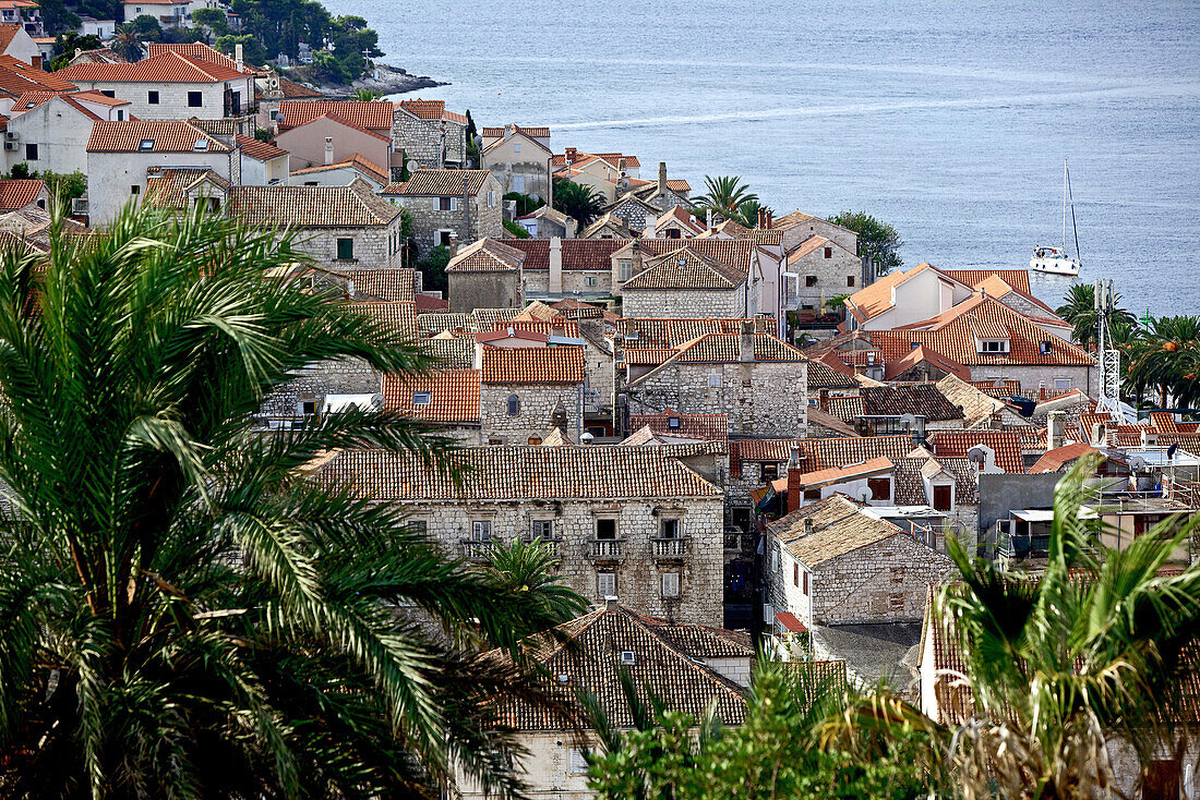 Idyllic seaport, Hvar, Dalmatia, Croatia