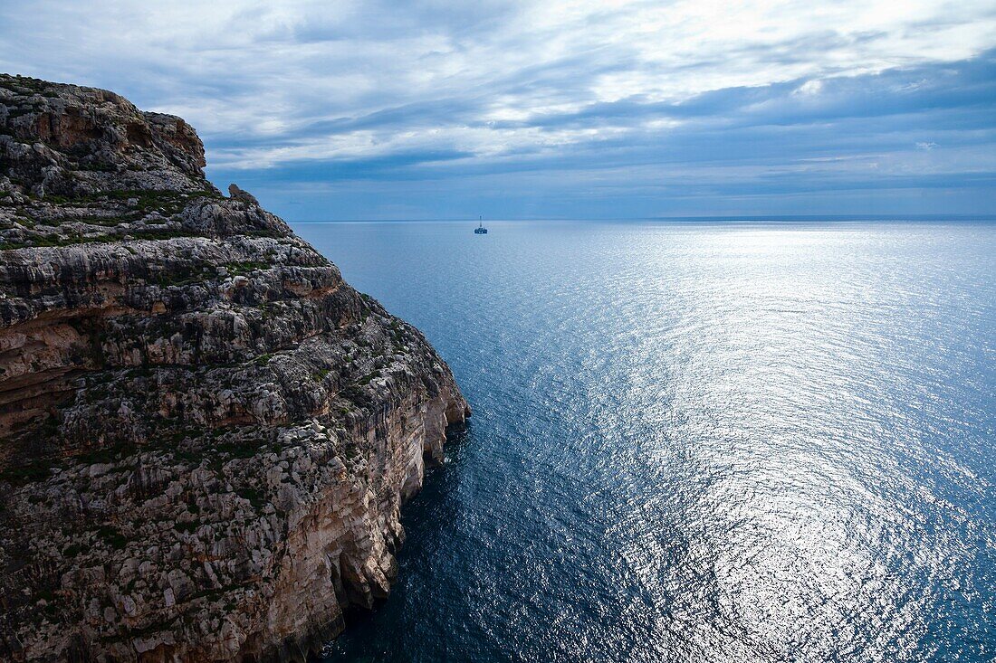 Qrendi Village coastline, Malta Island, Malta, Europe.