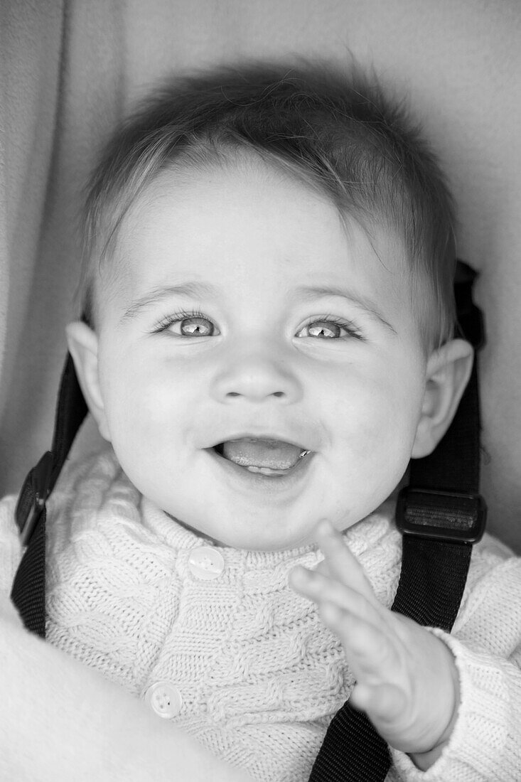 Smiling Baby Portrait