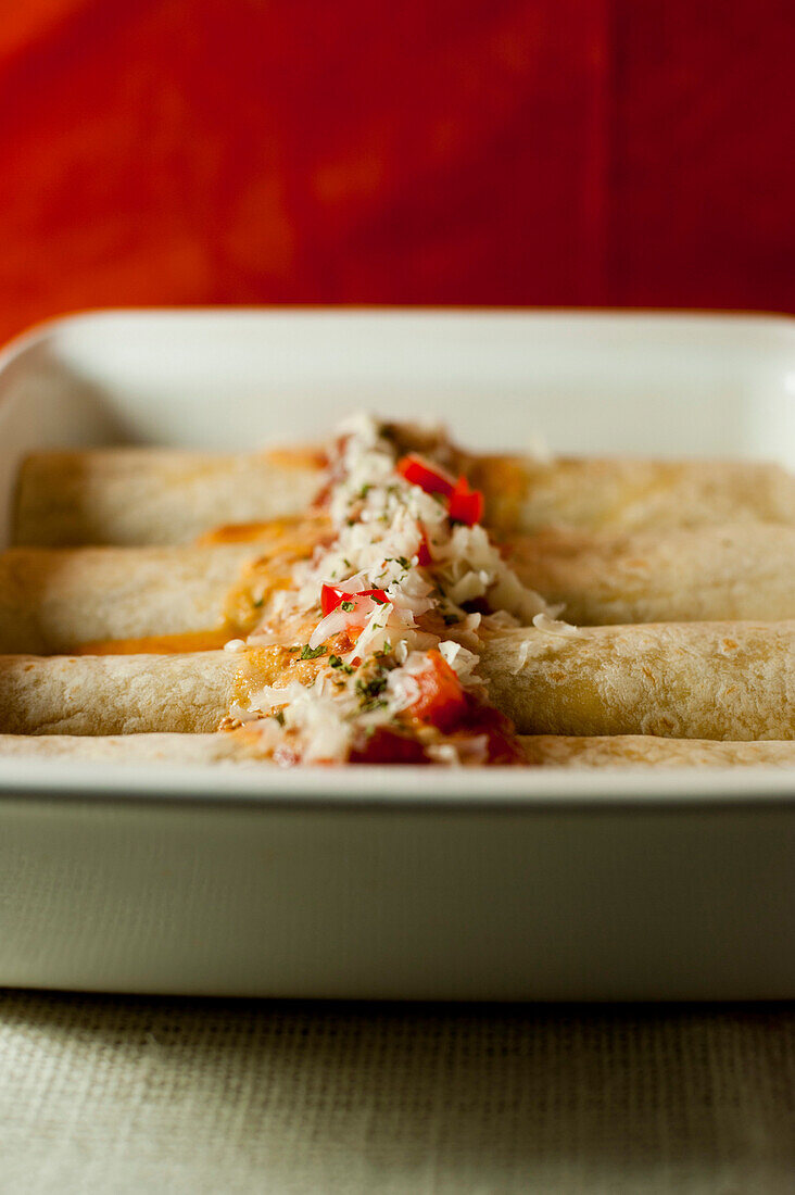 Enchiladas in Casserole, Dish
