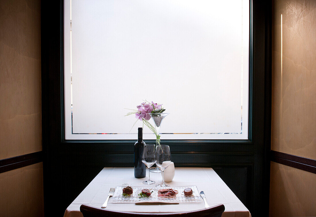 Dining Table in Restaurant