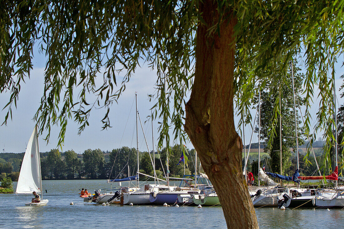 Port At The Nautical Center, The Lake In Mezieres-Ecluizelles, Eure-Et-Loir (28), France