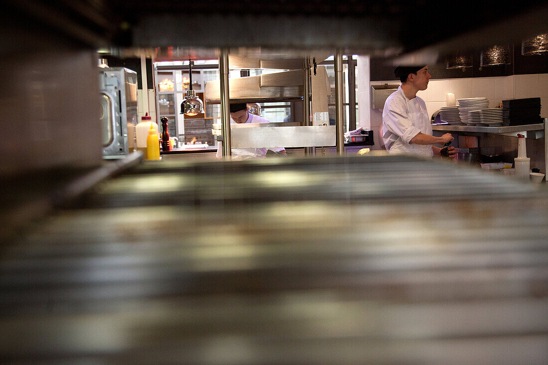 The Kitchen At The Grand Monarque, Chartres, Eure-Et-Loir, France