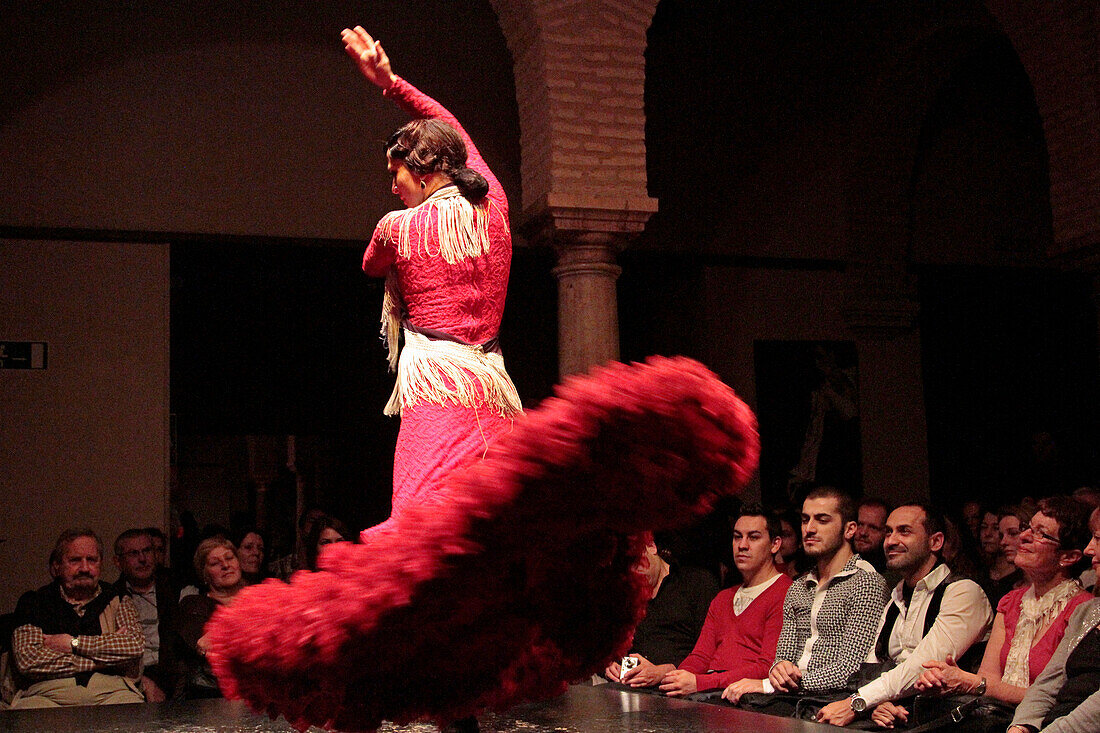 Flamenco Performance, Museo Del Baile Flamenco, Flamenco Museum, Seville, Andalusia, Spain