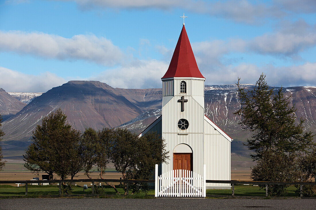 Glaumbaer Church, Varmahlid, Northern Iceland, Europe
