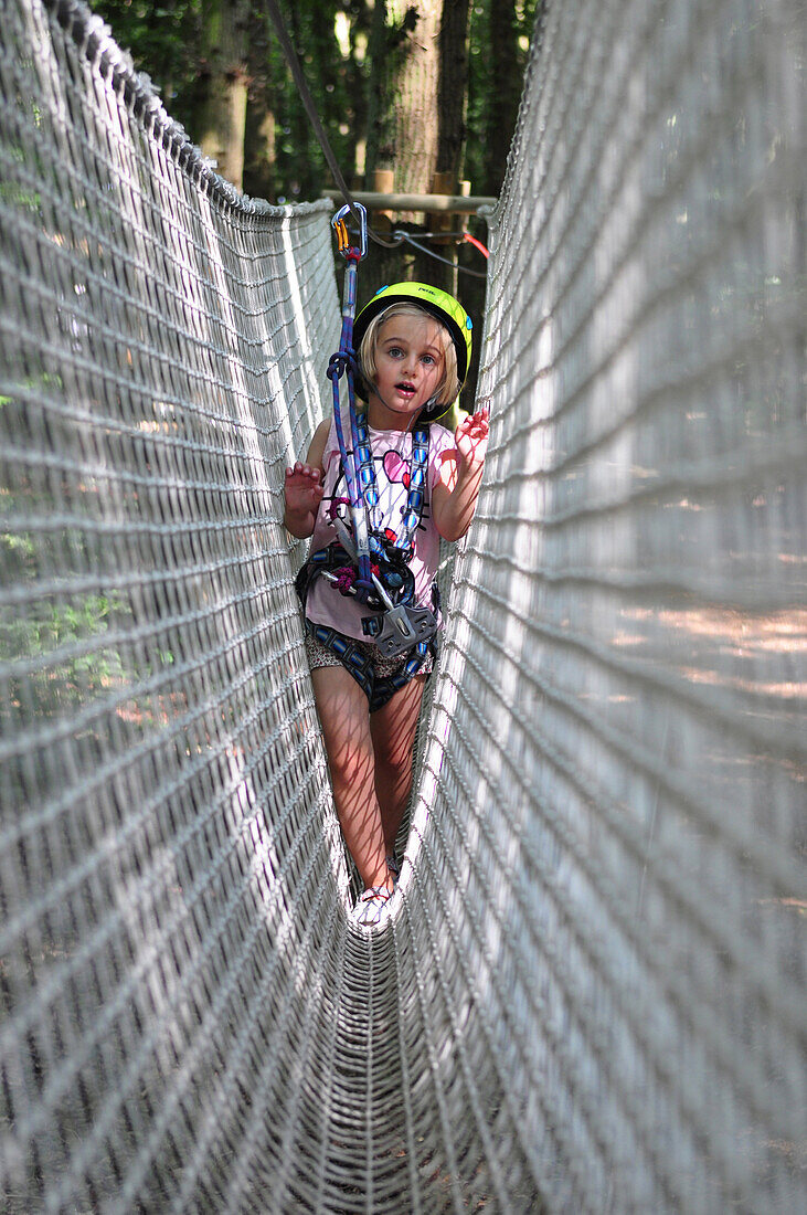 Treetop Adventure, Salomon Recreational Park, Saint-Valery-Sur-Somme, Somme (80), France