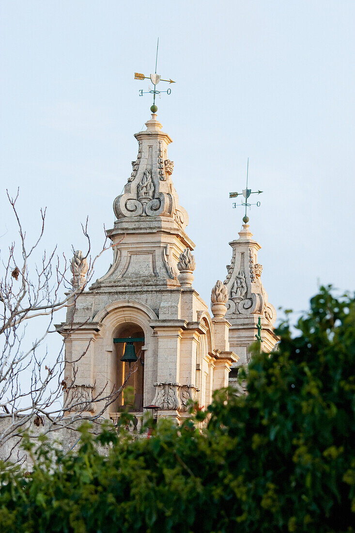 Bell Tower Of The Cathedral Of Saint Peter & Saint Paul, Mdina, Malta