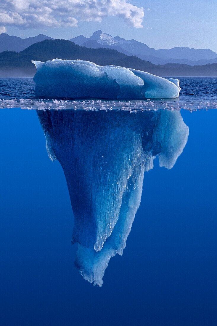 View Of An Iceberg Above And Below The … – Bild kaufen – 70451359 ...