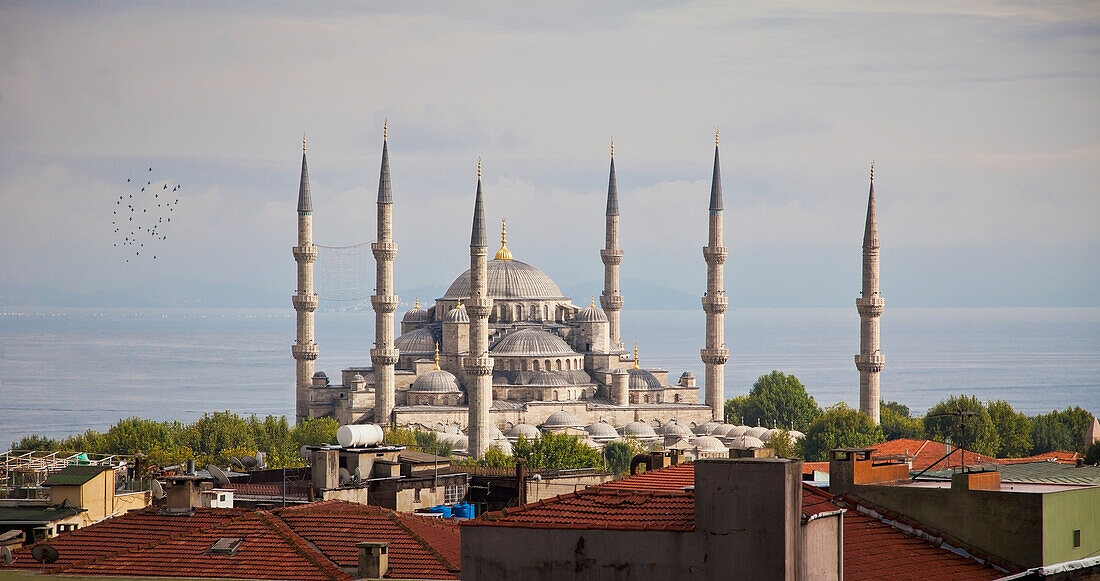 'Turkey, Sultan Ahmet Mosque; Istanbul'