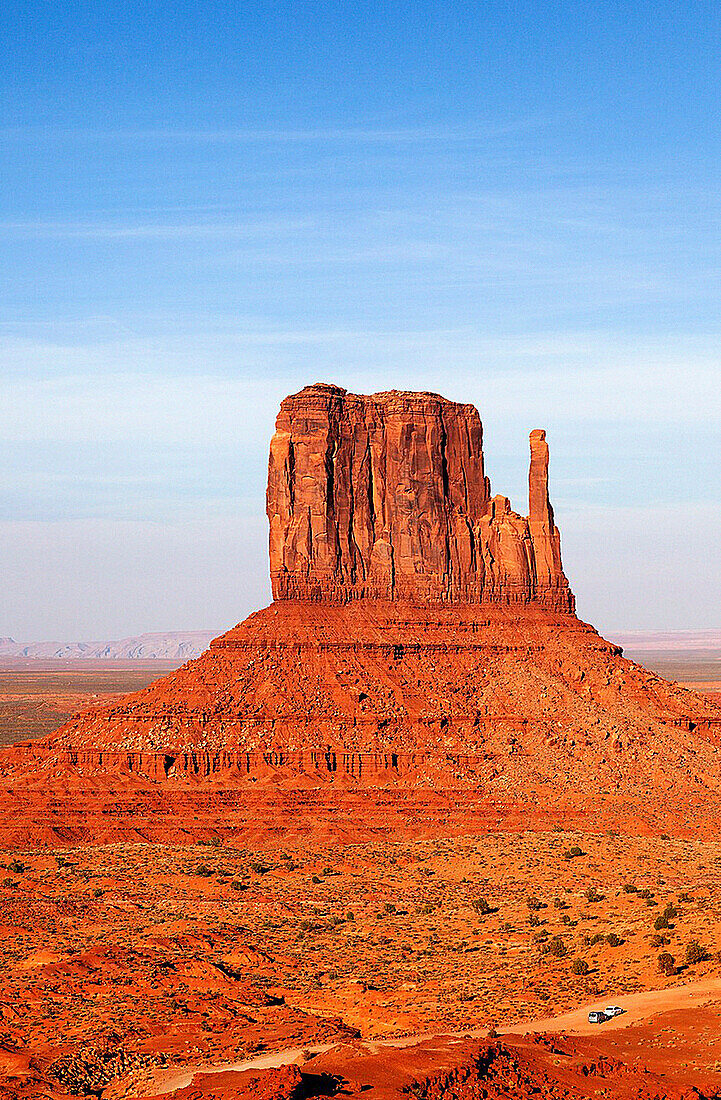 West Mitten Butte,Monument Valley, Arizona, USA