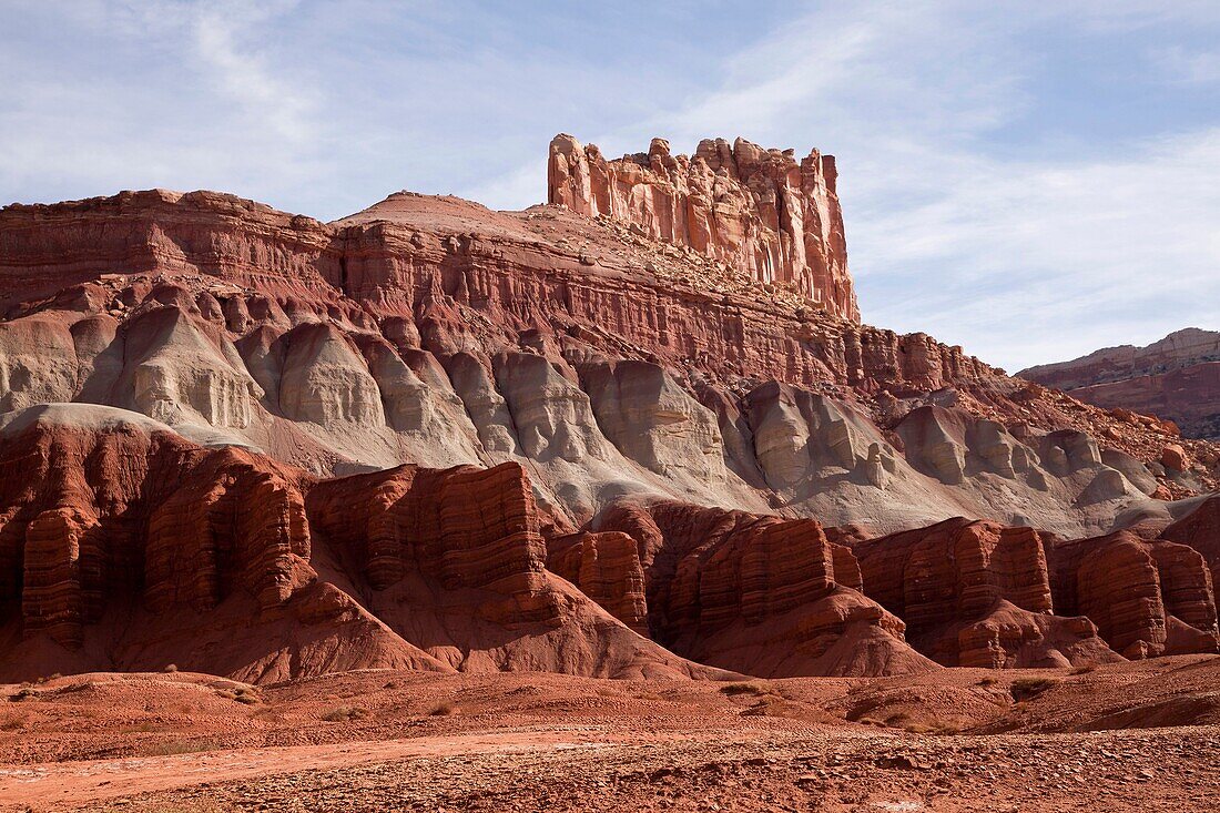 Rock formations at Capitol Reef National Park in Utah, United States of America, USA