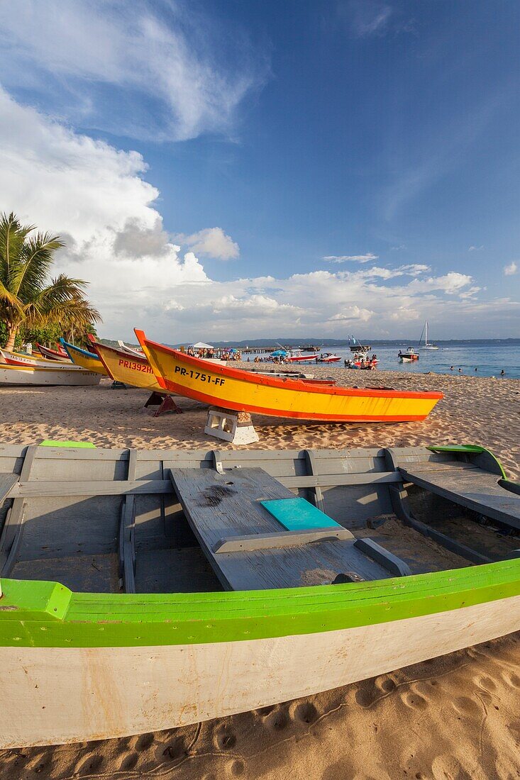 Fishing boats on Crash Boat Beach, Puerto Rico
