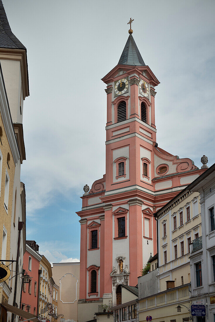 Votiv church in the old town of Passau, Bavaria, Lower Bavaria, Bavaria, Germany