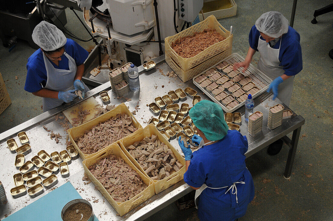 Tunfischfabrik, Calheta an der Südküste, Insel Sao Jorge, Azoren, Portugal