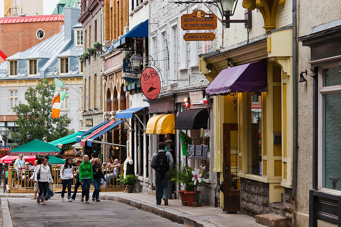 Garneau Street, Old Quebec, Quebec.