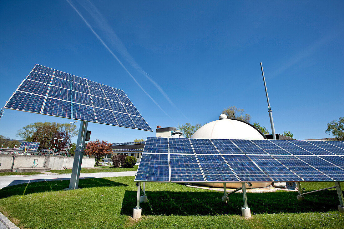Solar power system, Weiz, Styria, Austria