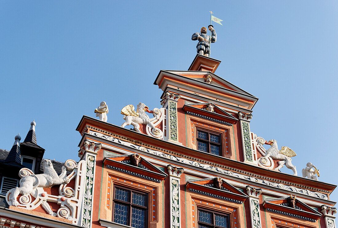 Haus zum Breiten Herd, Fish Market, Erfurt, Thuringia, Germany